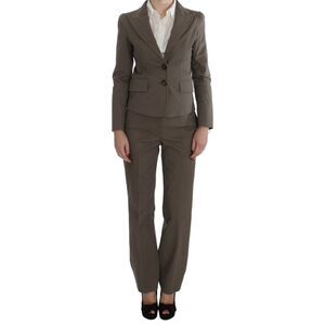 BENCIVENGA Beige Wool Cotton Women's Suit